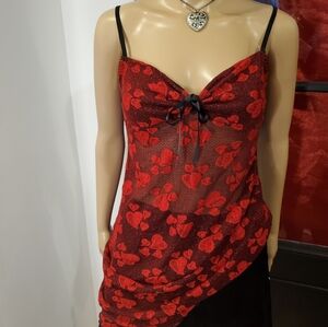 Heart Camisole Lingerie Top or Dress